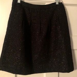 Pretty shimmery black skirt